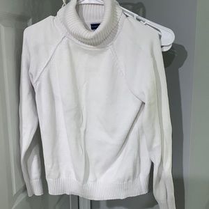 Ladies white turtleneck sweater size S